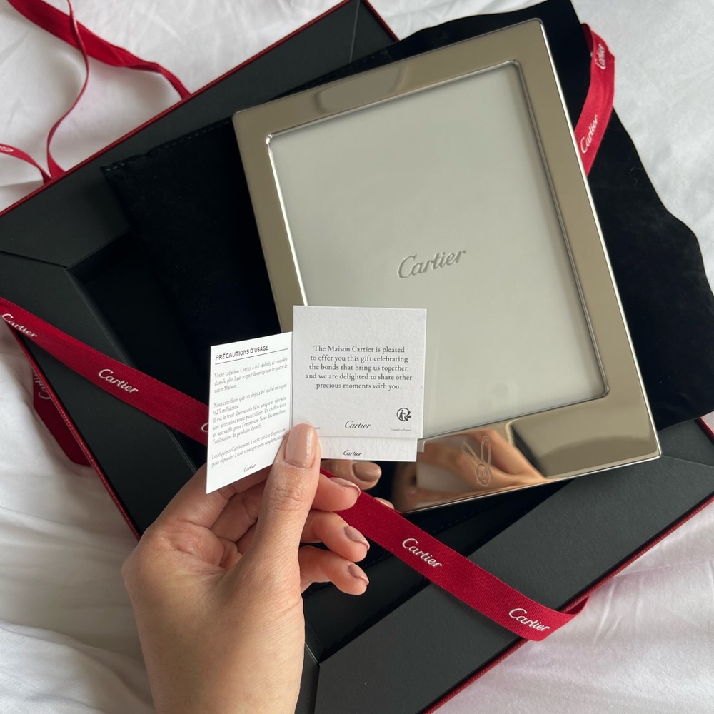 Cartier Sterling Silver Frame - BNIB